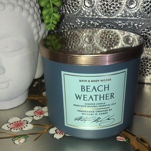 Bath and body Works beach weather three wick candle Brand New